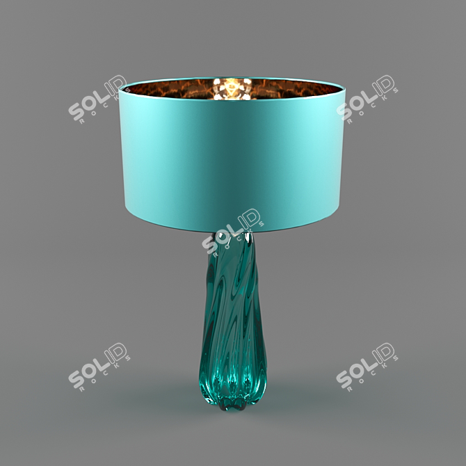 Elegant Barron Table Lamp 3D model image 1