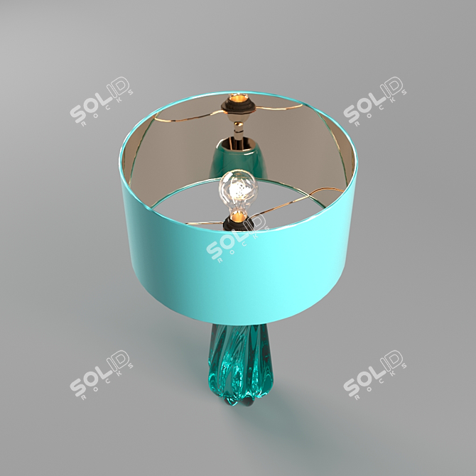 Elegant Barron Table Lamp 3D model image 2