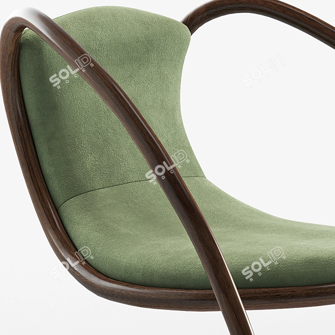 Elegant Luxy Timeless Chair 3D model image 2