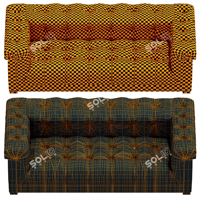 Kettleby Modern Sofa 3D model image 3