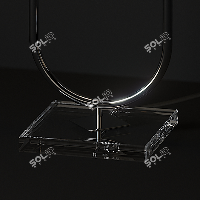 Anthropologie Sabrina LED Floor Lamp 3D model image 3