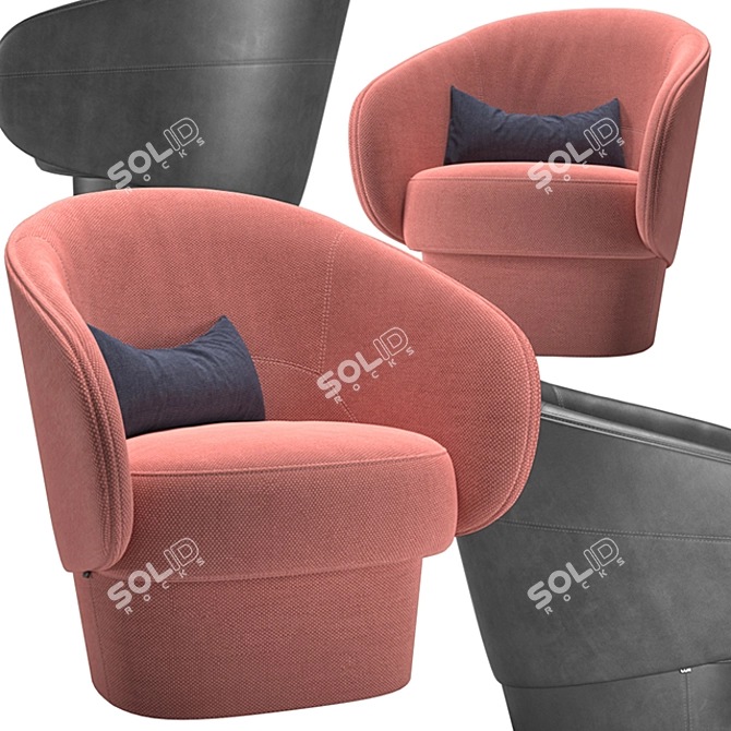 Modern COR - Roc Chair 3D model image 2