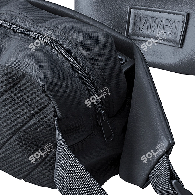 Compact Cross-Town Bag - 28x16x6cm 3D model image 2