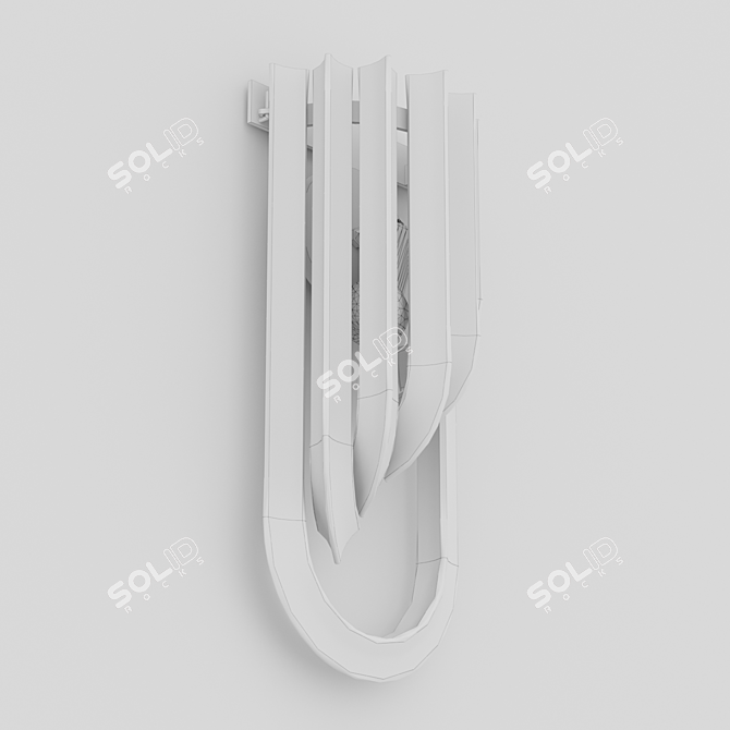 Elegant Eichholtz Greco Wall Lamp 3D model image 3