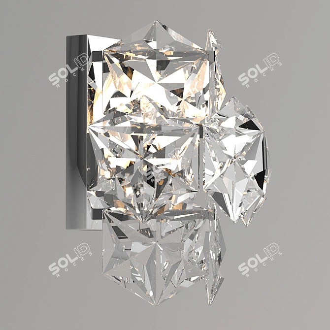 Elegant Eichholtz Hermitage Wall Lamp 3D model image 1