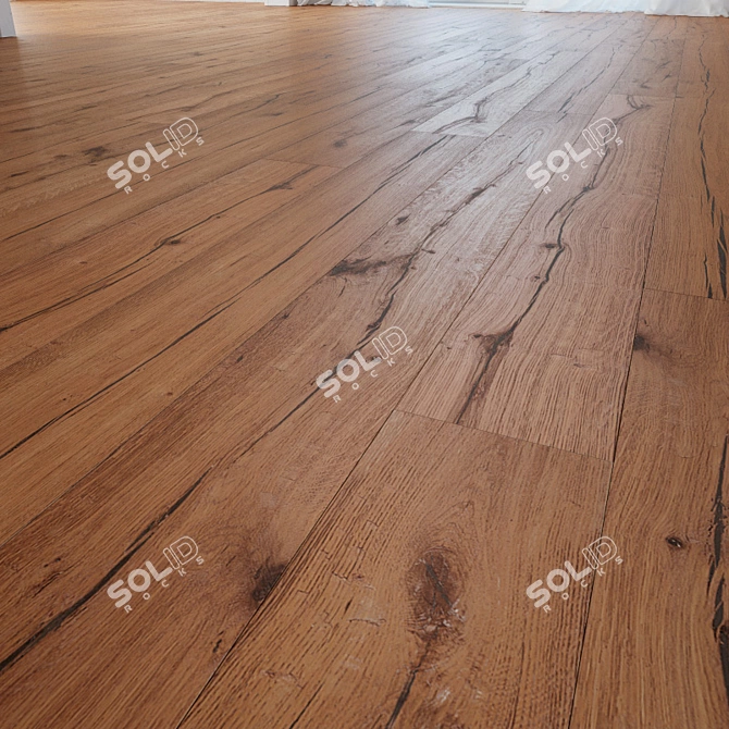 Barbados Oak Wooden Floor 3D model image 1
