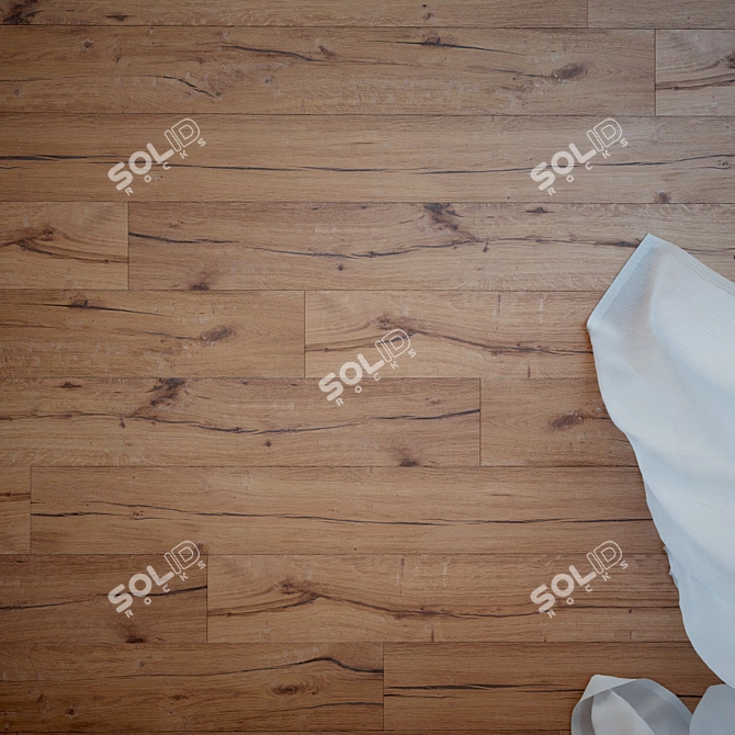 Barbados Oak Wooden Floor 3D model image 2