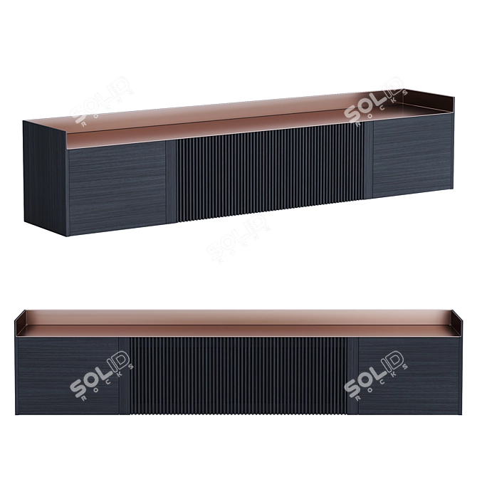 Scandi Chic Punt Stockholm Chest 3D model image 2