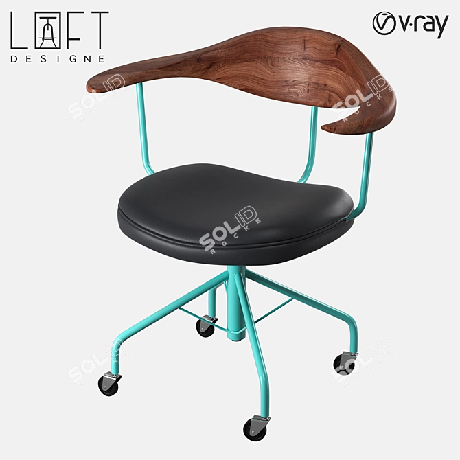 Modern Chair with Loft Design 3D model image 1