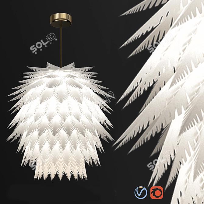 Papel Lamps: Illuminating Elegance 3D model image 1