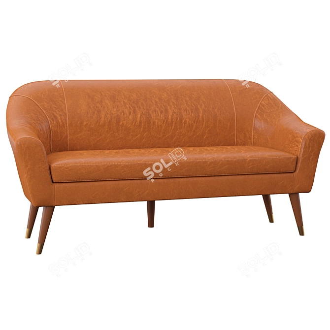 Stylish Elvie Sofa 3D model image 2