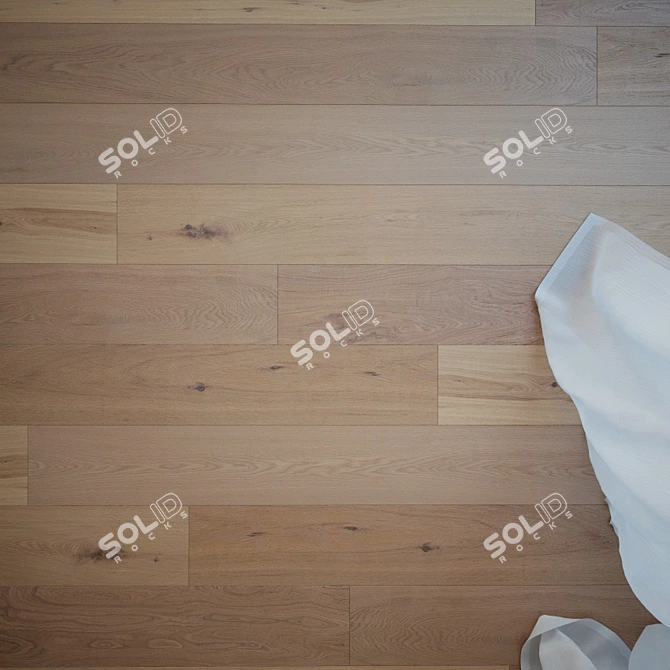 Bermuda Oak Wood Flooring 3D model image 2