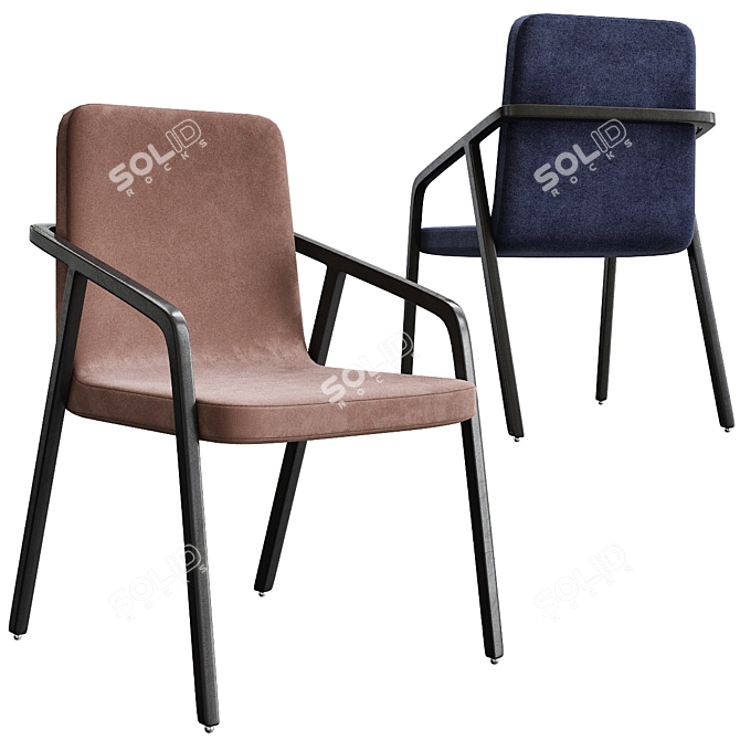 LOLITA Petite Guest Chairs 3D model image 1