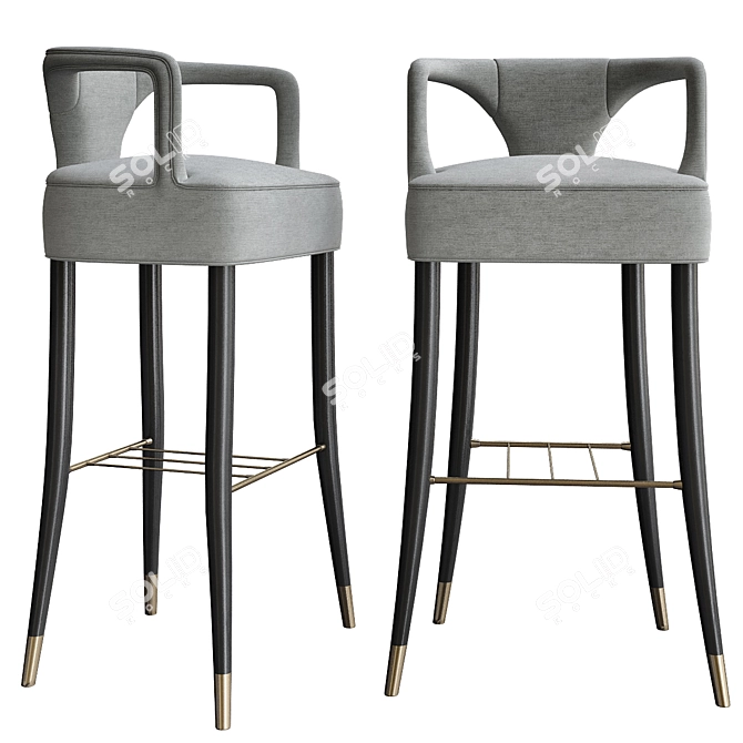 Elevate Your Bar Experience: Karoo Chair 3D model image 1