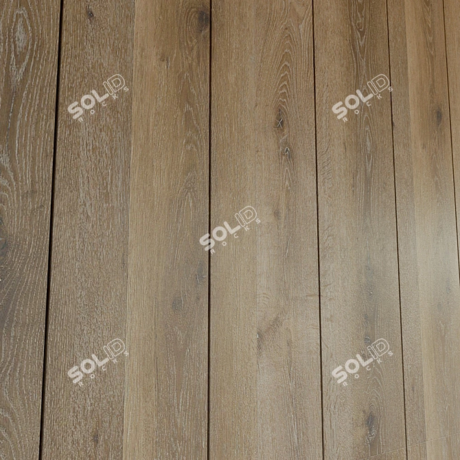 Wooden 3D Wall Panel | Decorative & Lightweight 3D model image 3