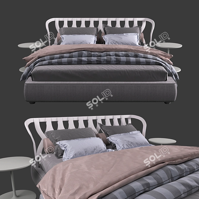 2015 TWILS_NATURAL_BAD Bed 3D model image 1