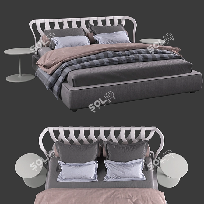 2015 TWILS_NATURAL_BAD Bed 3D model image 2