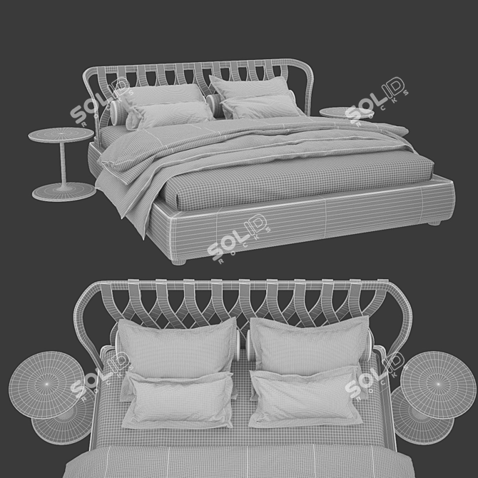 2015 TWILS_NATURAL_BAD Bed 3D model image 3