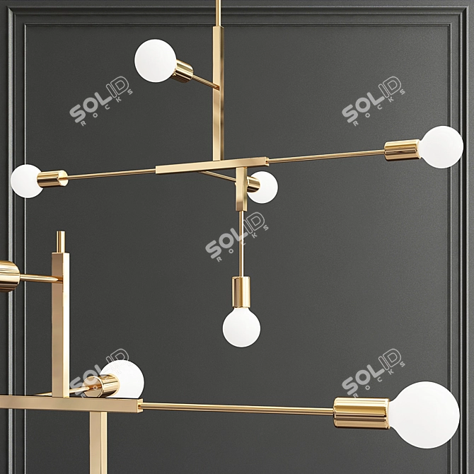 ImperiumLoft Cliff Suspension Lamp 3D model image 1