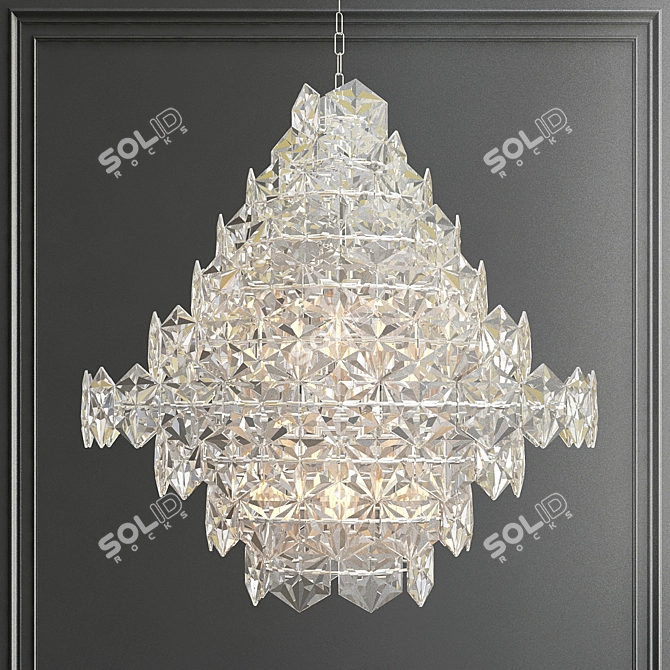 Hermitage Chandelier - Elegance in Every Detail 3D model image 1