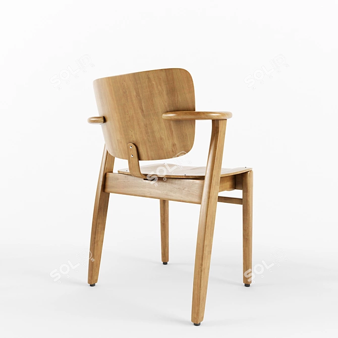 Finnish Classic: Domus Chair 3D model image 2