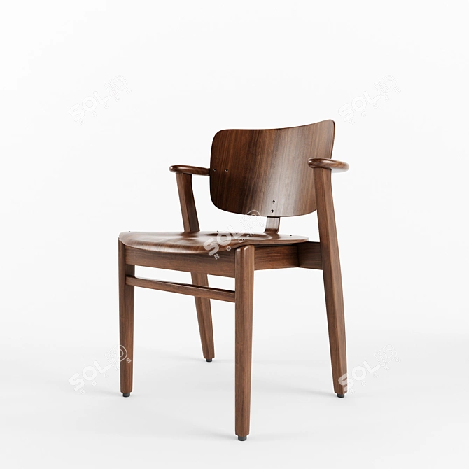 Finnish Classic: Domus Chair 3D model image 3