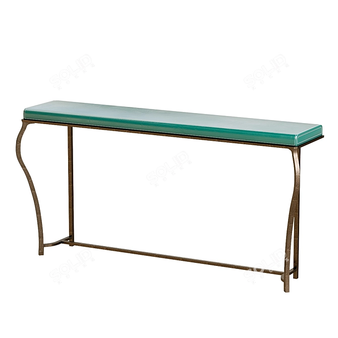 Sleekly Elegant Lorenzo Tondelli Console 3D model image 1