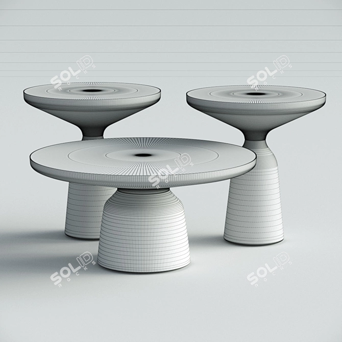 Sebastian Herkner Bell Table 3D model image 3