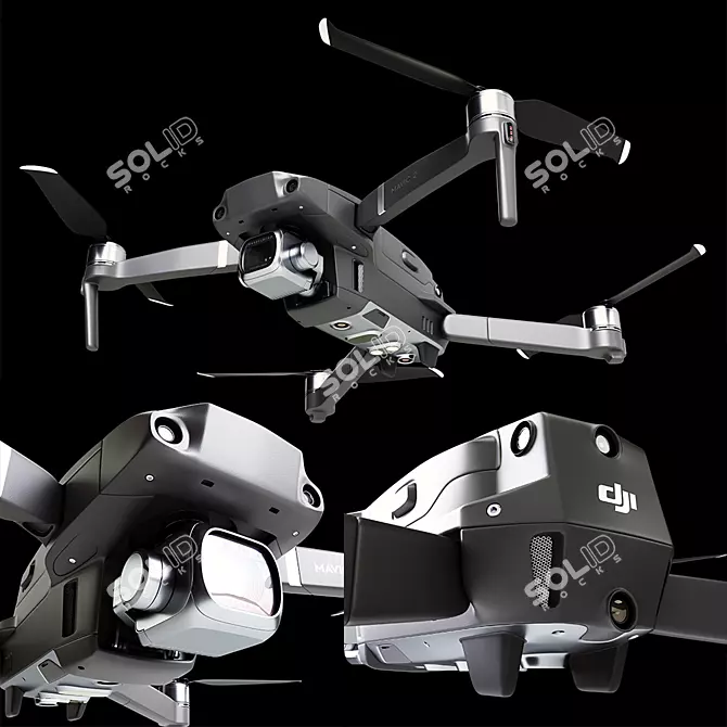 Advanced Aerial Imaging: DJI Mavic 2 PRO 3D model image 1