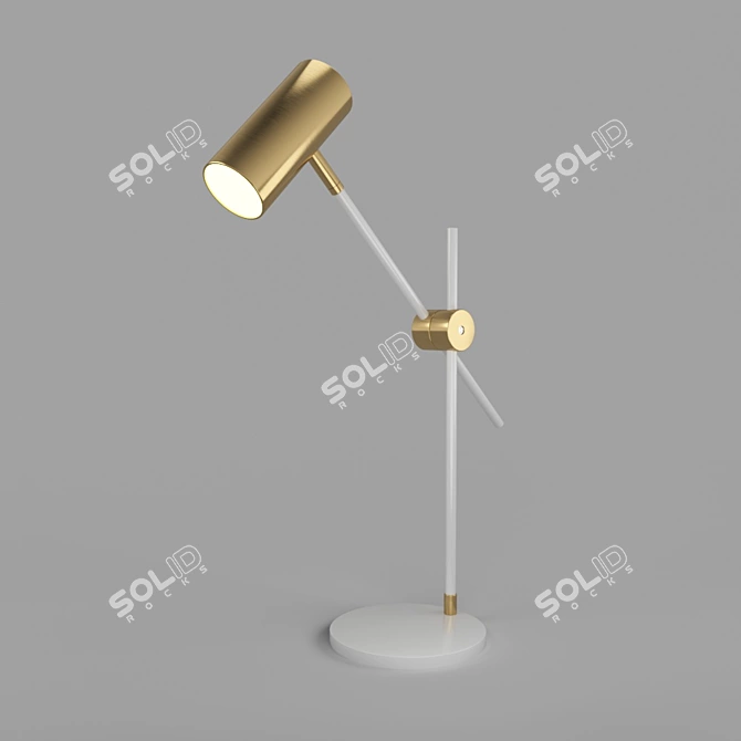 Philine 30.673 - Modern Metal Desk Lamp 3D model image 1