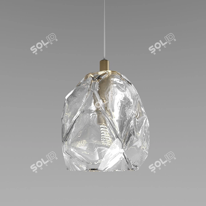 Elegant Modern Pendant Light 3D model image 1