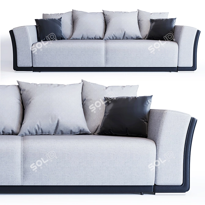 Convertible Sofa Mackenzie - Stylish Multi-purpose Furniture 3D model image 1