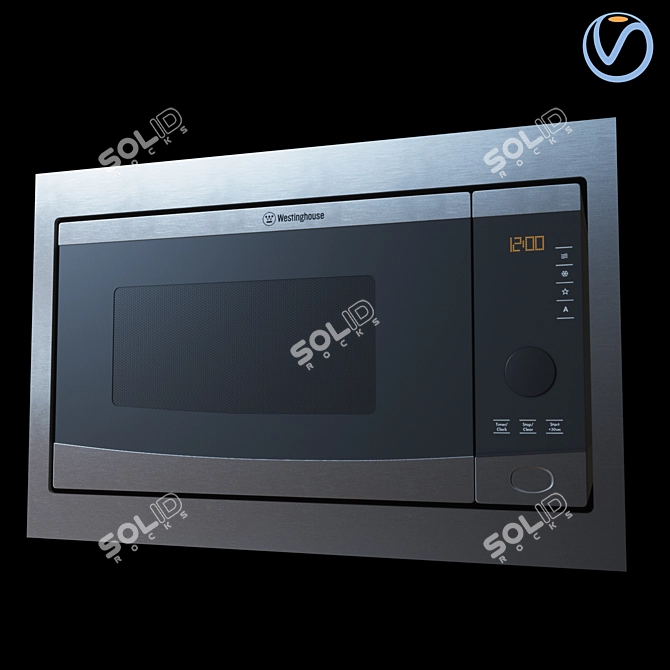 Efficient Microwave with Westinghouse Technology 3D model image 1