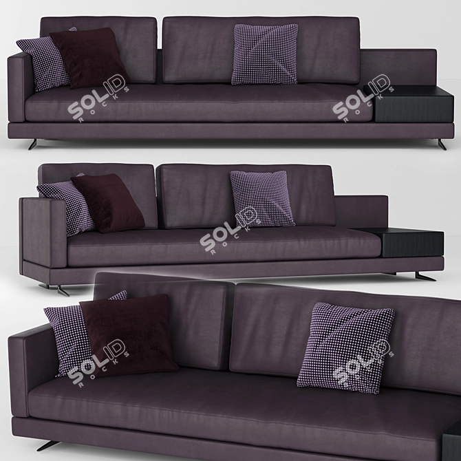 Modrian Poliform Sofa 3D model image 1