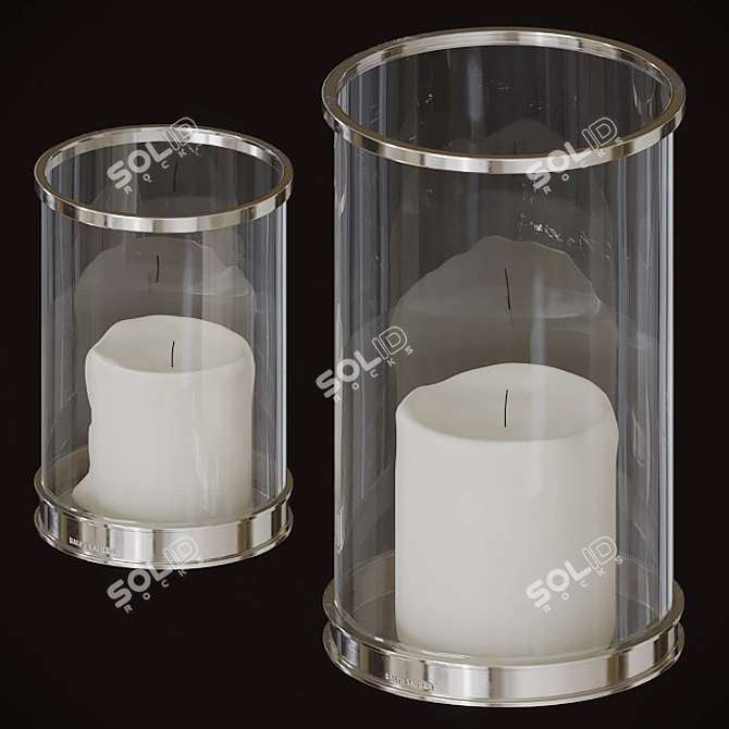 Elegant Home Decor Set 3D model image 2