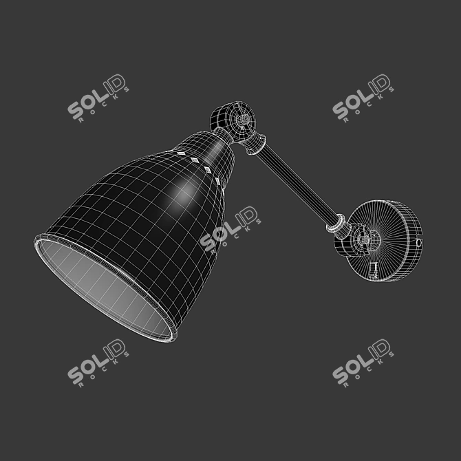 Braccio Art Lamp Wall Sconce 3D model image 3