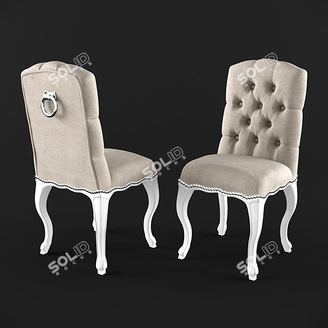 Dialma Brown Chair DB001477 3D model image 1