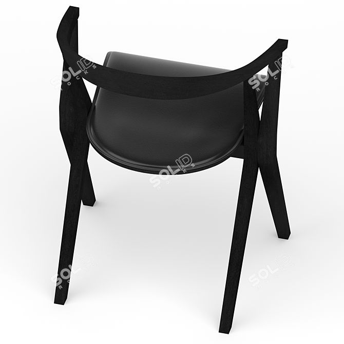 Barcelona Design Chair B & Aquario Table: Sleek and Stylish Furniture Duo 3D model image 3