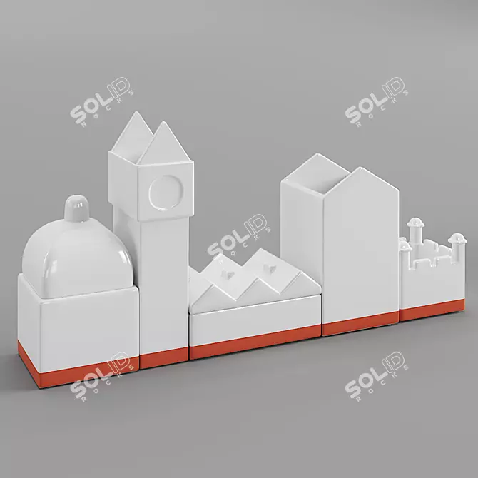 Seletti Desk Structure - Organize in Style 3D model image 2