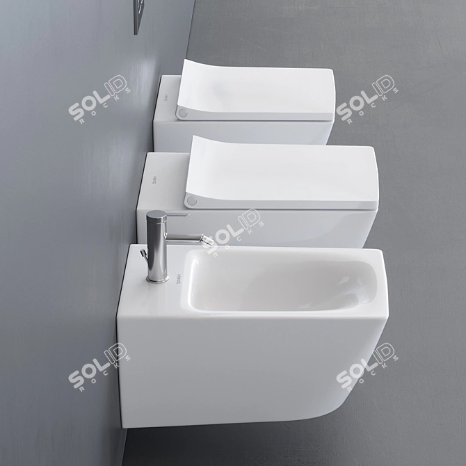 Duravit Viu Wall-Hung WC 3D model image 2