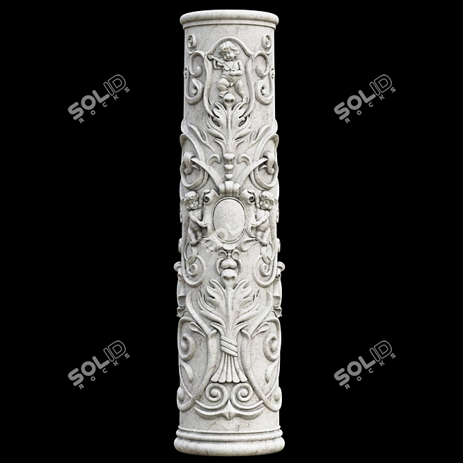 Elegant Column by Lih Haur 3D model image 1