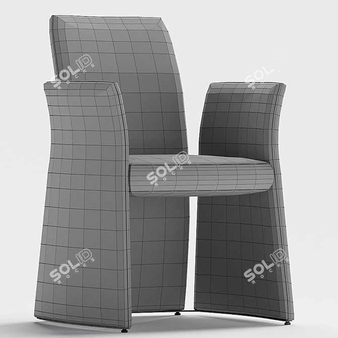 Elegant Baleri Italia Madam Chair 3D model image 3