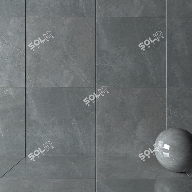 Title: HD Multi-Texture Wall Tiles - Set of 50 3D model image 2