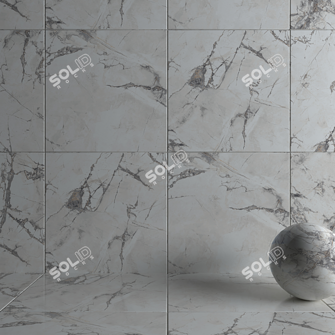 Multi-Texture HD Wall Tiles 3D model image 3