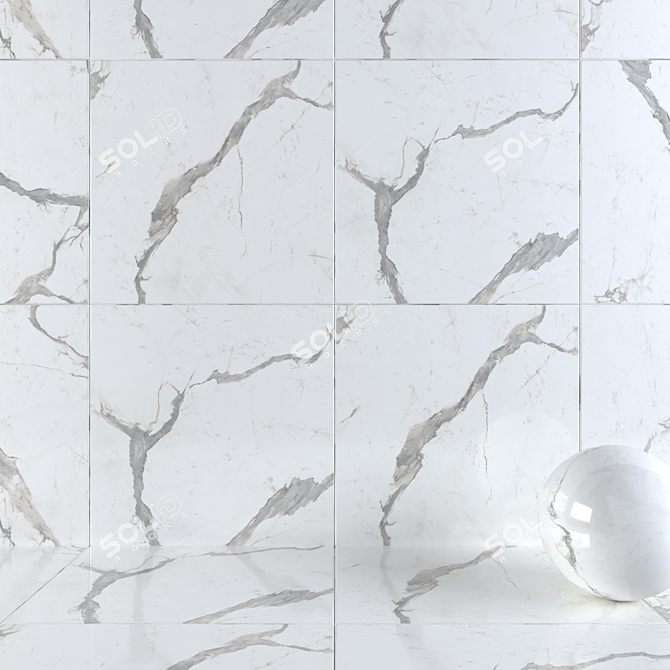 HD Multitexture Wall & Floor Tiles 3D model image 1