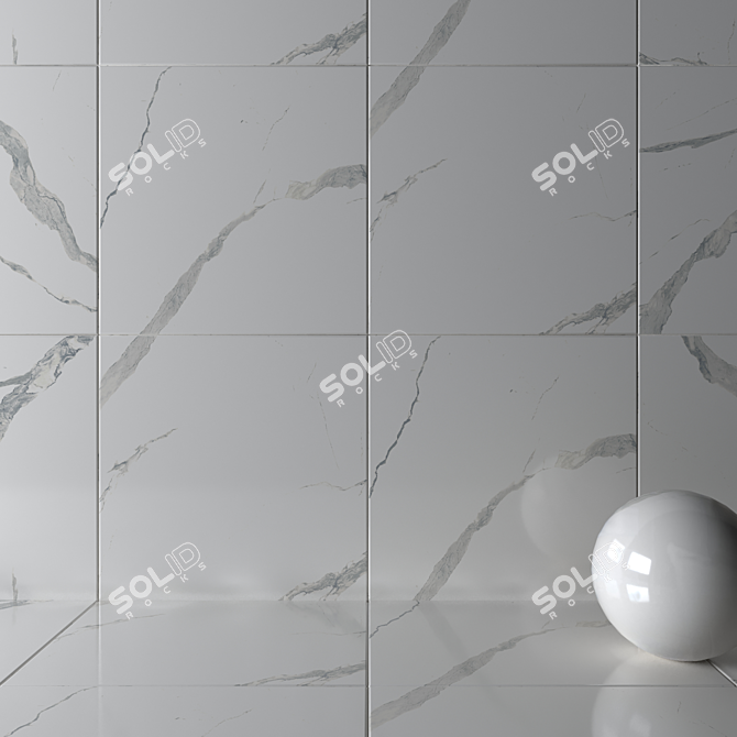 HD Multitexture Wall Tiles 3D model image 2