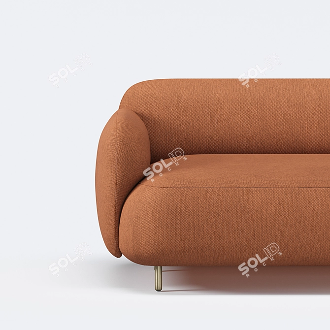 Pedrali Buddy Sofa: Ultimate Comfort and Style 3D model image 2