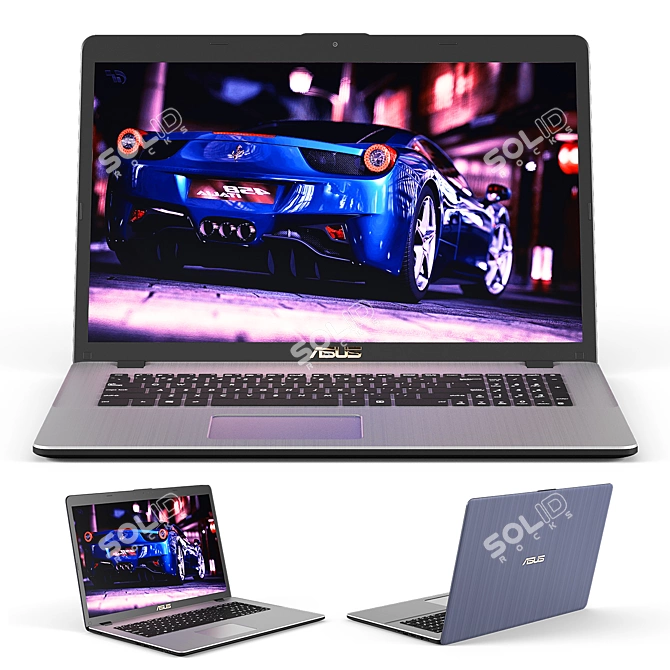 Asus VivoBook Pro 17 - Ultimate Performance 3D model image 1