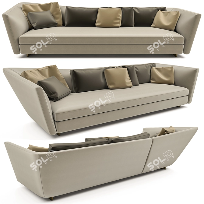 Modern and Versatile Minotti Seymour 02 3D model image 2