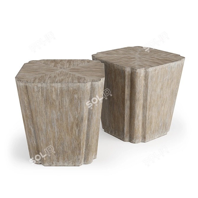 Modern Corona Render Kyle Side Table 3D model image 1